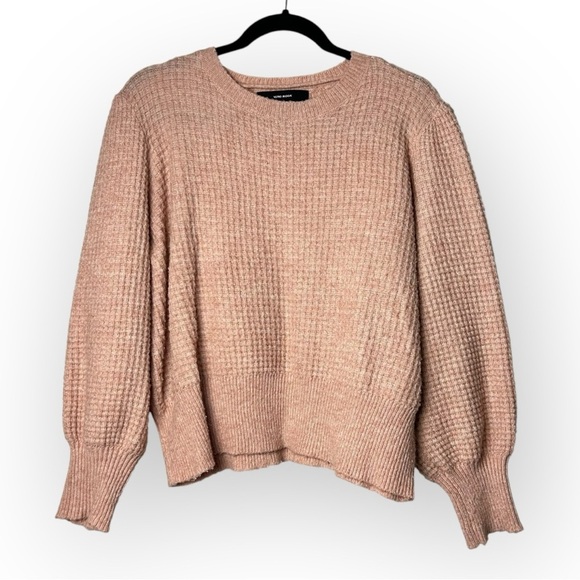 Vera Moda Baby Pink Cropped Knit Sweater XL - Picture 1 of 5